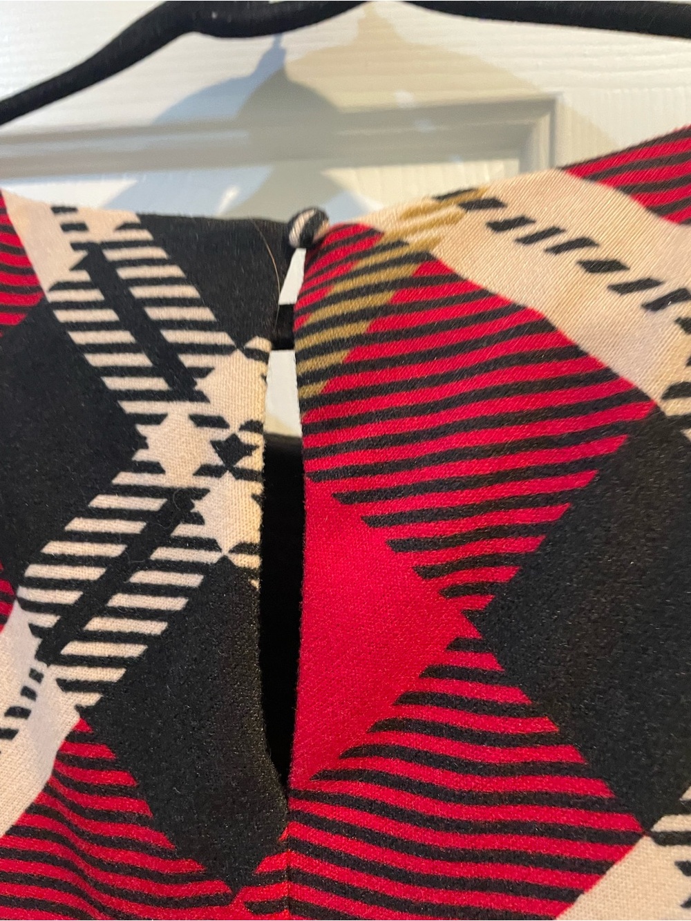 JH Collectibles Red and Black Plaid Midi Dress - Picture 6 of 6